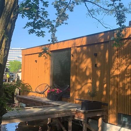 Beautiful Amstel Houseboat Apartment Amsterdam Luaran gambar