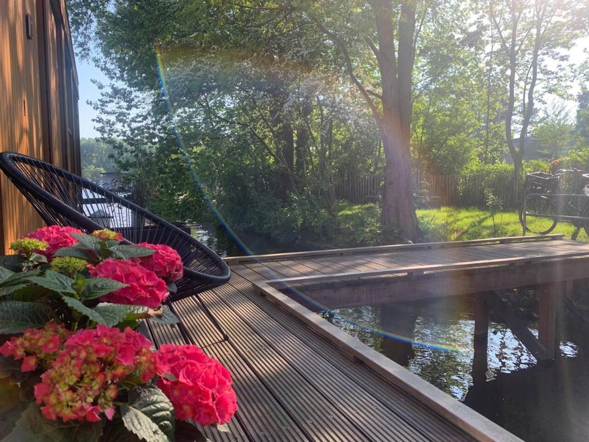 Beautiful Amstel Houseboat Apartment Amsterdam Luaran gambar